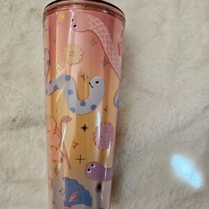 🐍 Starbucks 2025 Lunar New Year Cold Cup Venti Tumbler Year of the Snake NWT